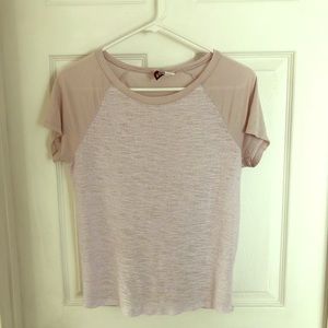 Two tone T-shirt EUC